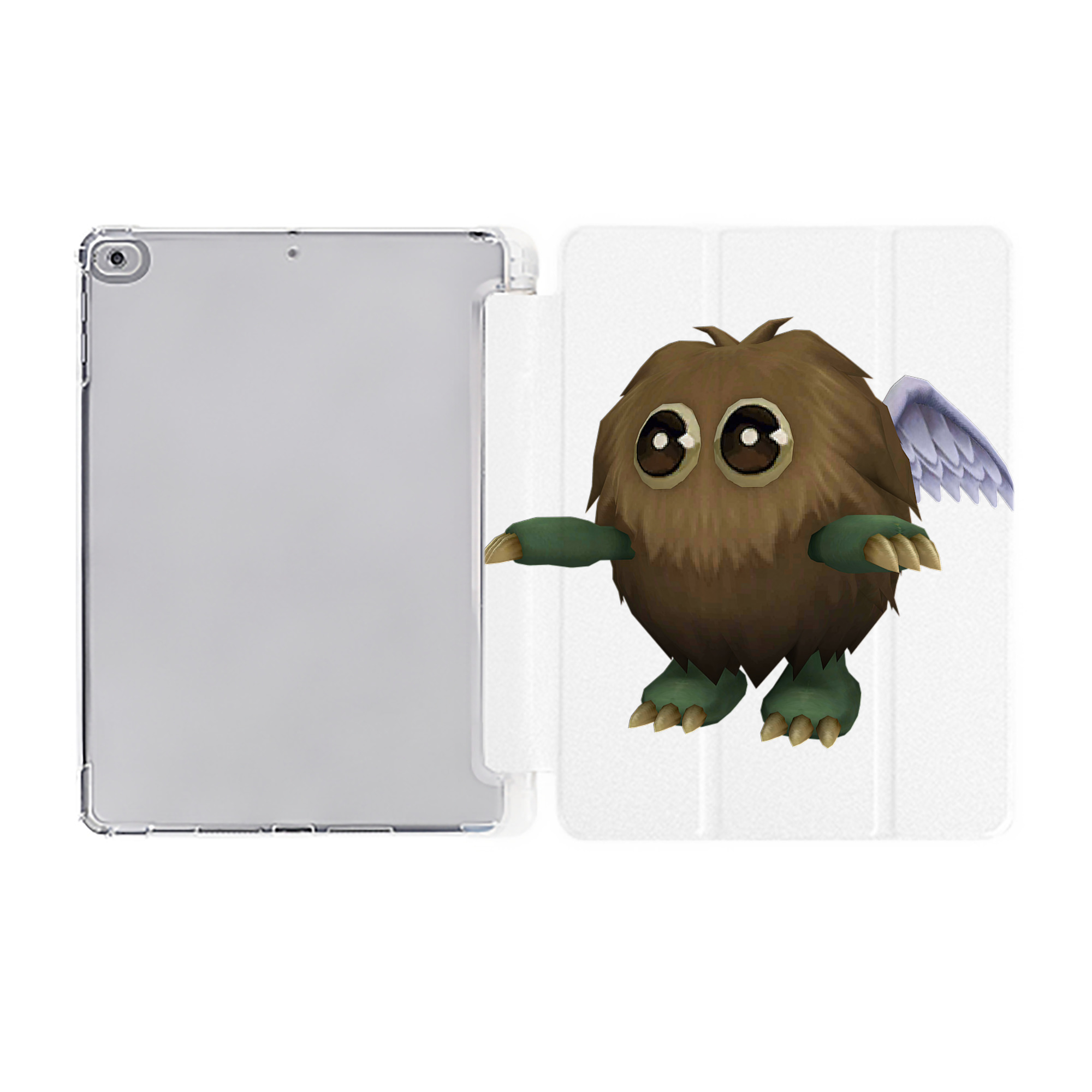 （画像用） 遊☆戯☆王 Yu-Gi-Oh! IPad ケース ペン収納付き 三つ折りスタンド PUレザー×シリコン 対応機種9.5/10.5/10.9インチ